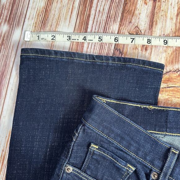 Levi's CLASSIC BOOT CUT Women Size 4 Short Blue Mid Rise Jeans Denim Pants 28x29 - Picture 7 of 12